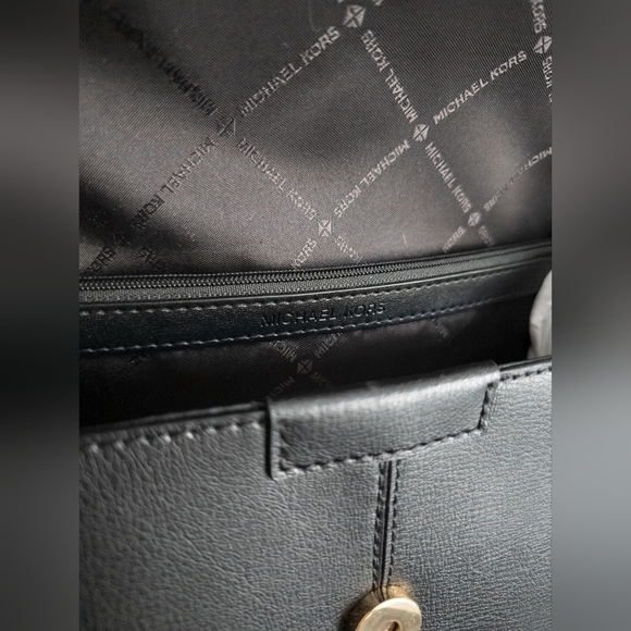 ❗️LOW START ❗️Michael Kors NWT Sonia Medium Leather Shoulder Bag- Black - Picture 10 of 14